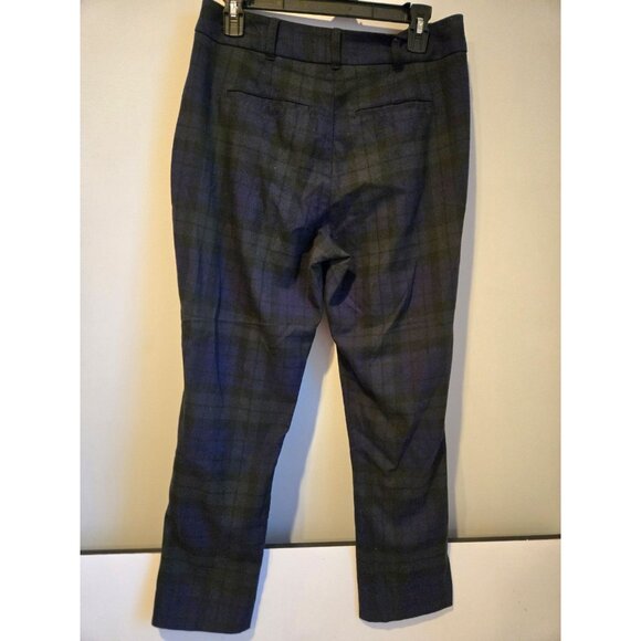 Abercrombie & Fitch Plaid Dress Pants Women’s Size M holiday Tartan - Picture 2 of 3